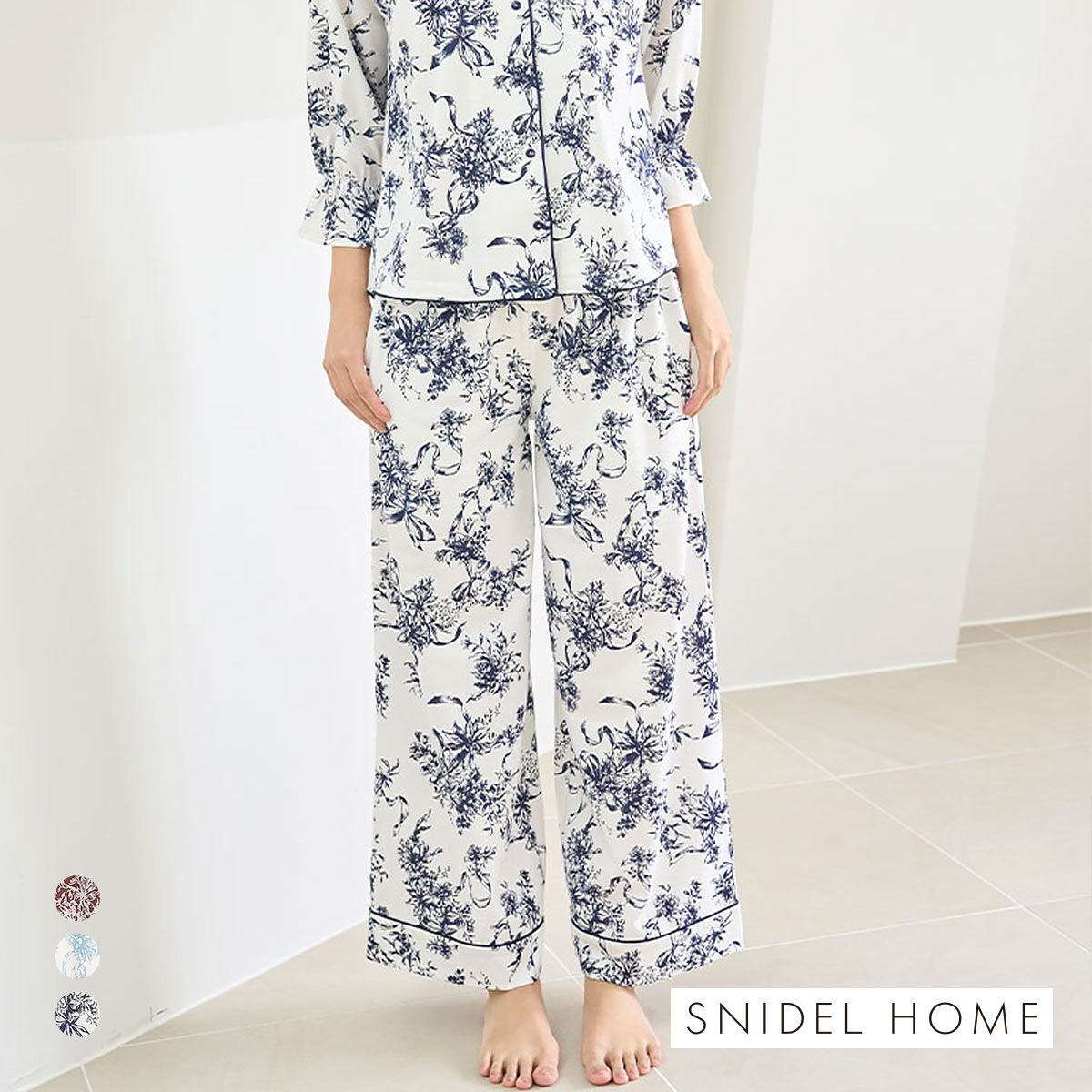 スナイデルホーム 5th Anniversary カットロングパンツ SNIDEL HOME(NV-ネイビー-Free)
