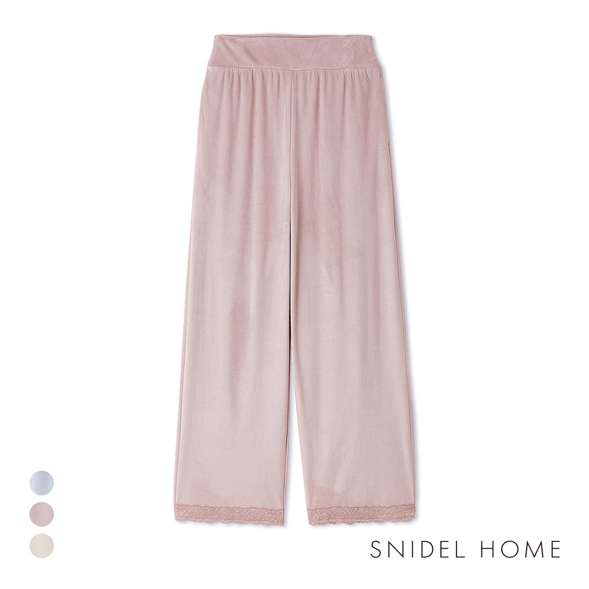 スナイデルホーム シルキーフリースロングパンツ SNIDEL HOME SilkyFleece(PI-ピンク-Free)