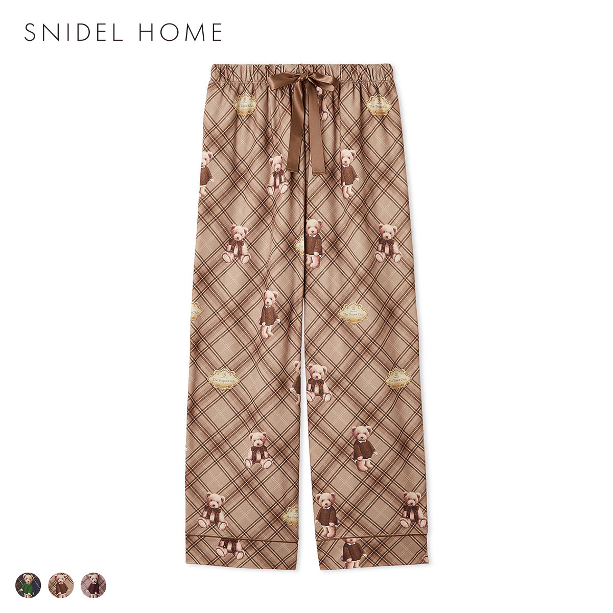 スナイデルホーム Bearロングパンツ SNIDEL HOME(BE-ベージュ-Free)