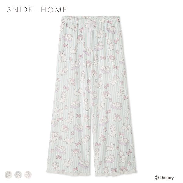スナイデルホーム The Aristocats 総柄ロングパンツ パジャマ ルームウェア SNIDEL HOME