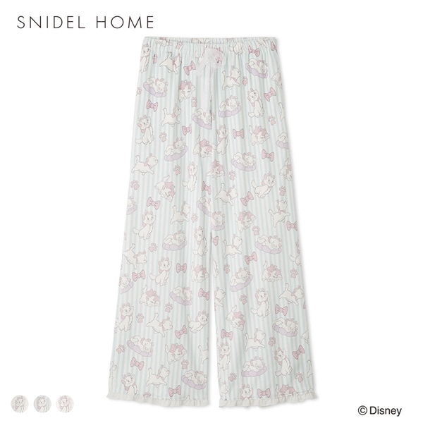 スナイデルホーム The Aristocats 総柄ロングパンツ パジャマ ルームウェア SNIDEL HOME
