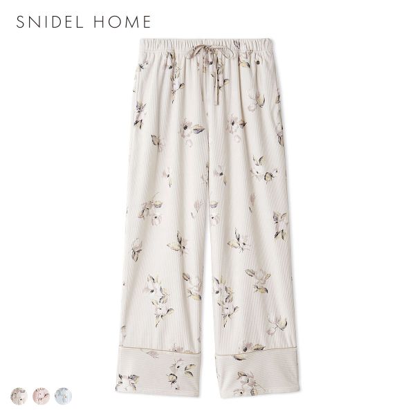 スナイデルホーム リブフリースプリントロングパンツ SNIDEL HOME