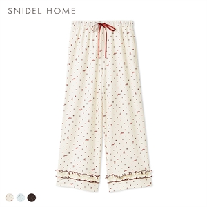 スナイデルホーム ハートドット柄ロングパンツ パジャマ ルームウェア SNIDEL HOME Valentine バレンタイン