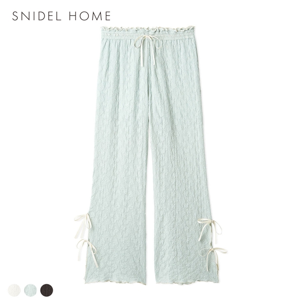 スナイデルホーム カットレースロングパンツ パジャマ ルームウェア SNIDEL HOME