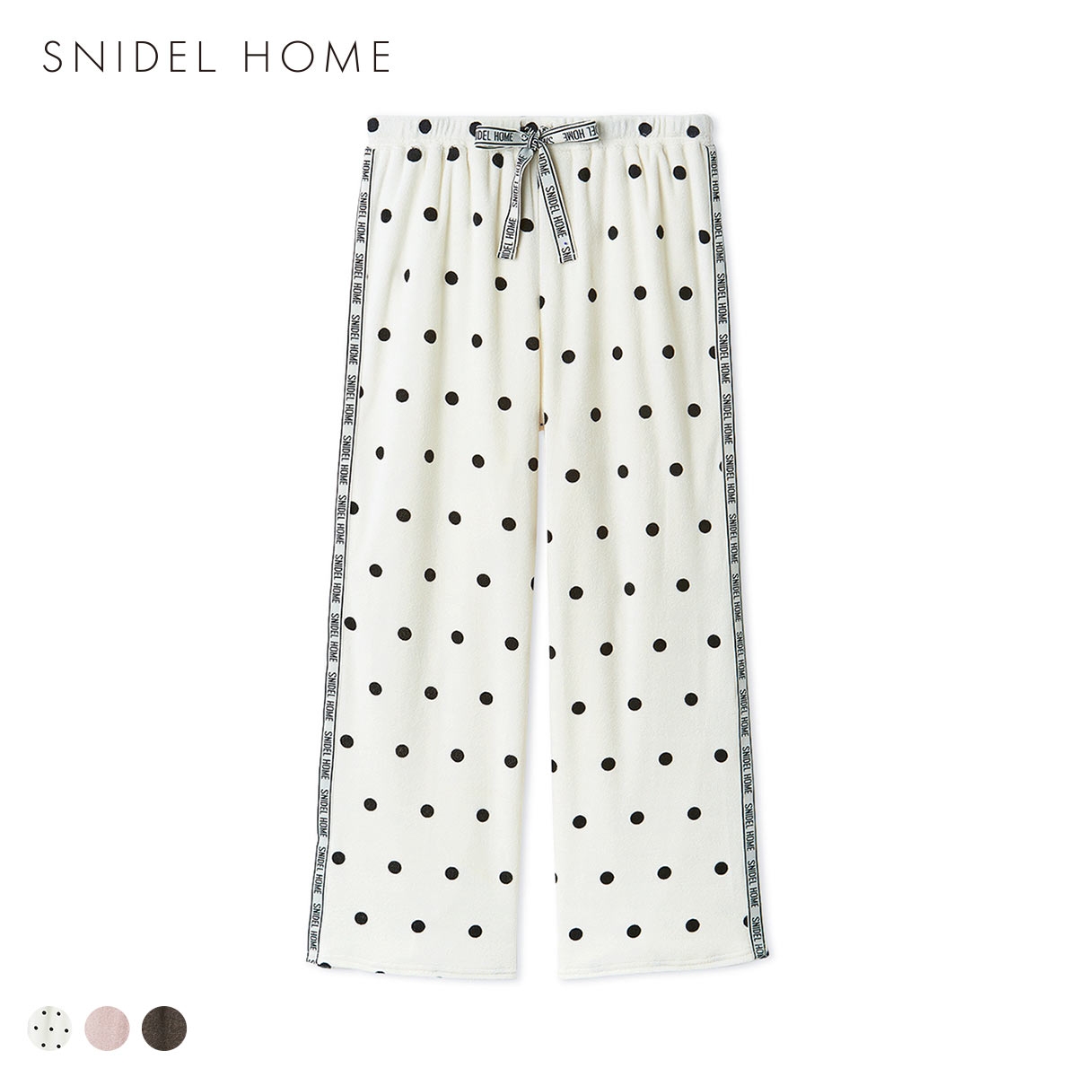 スナイデルホーム sorbet light 接触冷感 メランジパイルロングパンツ パジャマ ルームウェア SNIDEL HOME(DOT-ドット-Free)