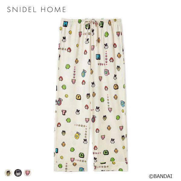 スナイデルホーム たまごっち ロングパンツ パジャマ ルームウェア SNIDEL HOME