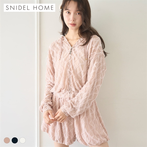 スナイデルホーム デザインカットバルーンパンツ パジャマ ルームウェア SNIDEL HOME