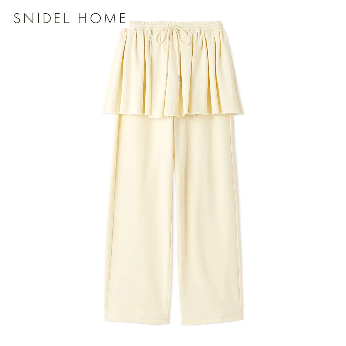 スナイデルホーム ボンディングスウェットパンツ パジャマ ルームウェア SNIDEL HOME(YE-イエロー-Free)