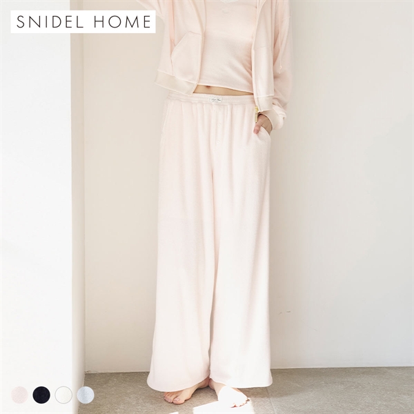 スナイデルホーム SorbetLight 接触冷感 パイルロングパンツ パジャマ ルームウェア SNIDEL HOME