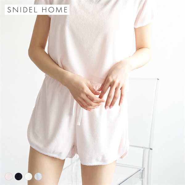 スナイデルホーム SorbetLight 接触冷感 パイルショートパンツ パジャマ ルームウェア SNIDEL HOME