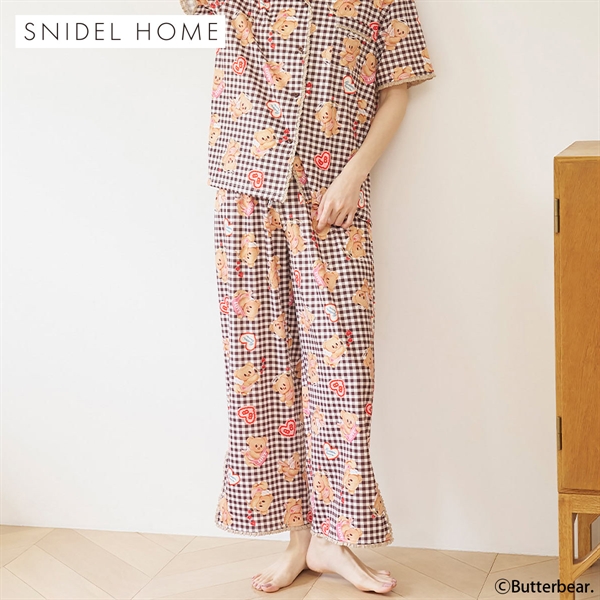 スナイデルホーム BUTTERBEAR カットロングパンツ パジャマ ルームウェア SNIDEL HOME バターベア