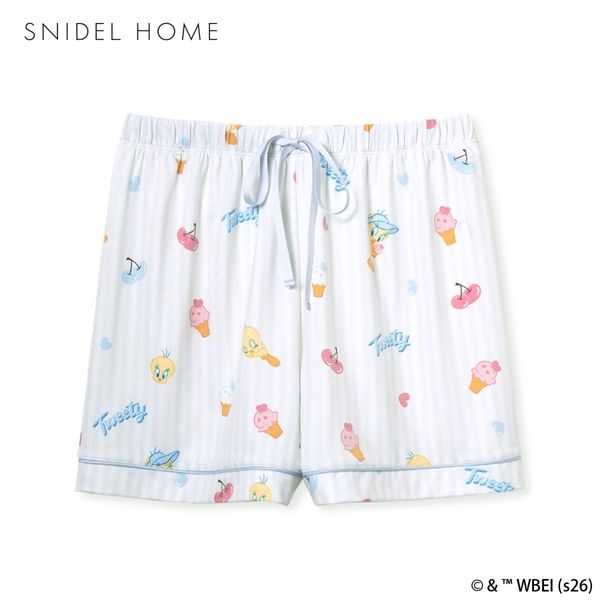 スナイデルホーム Tweety カットショートパンツ ルームウェア パジャマ SNIDEL HOME