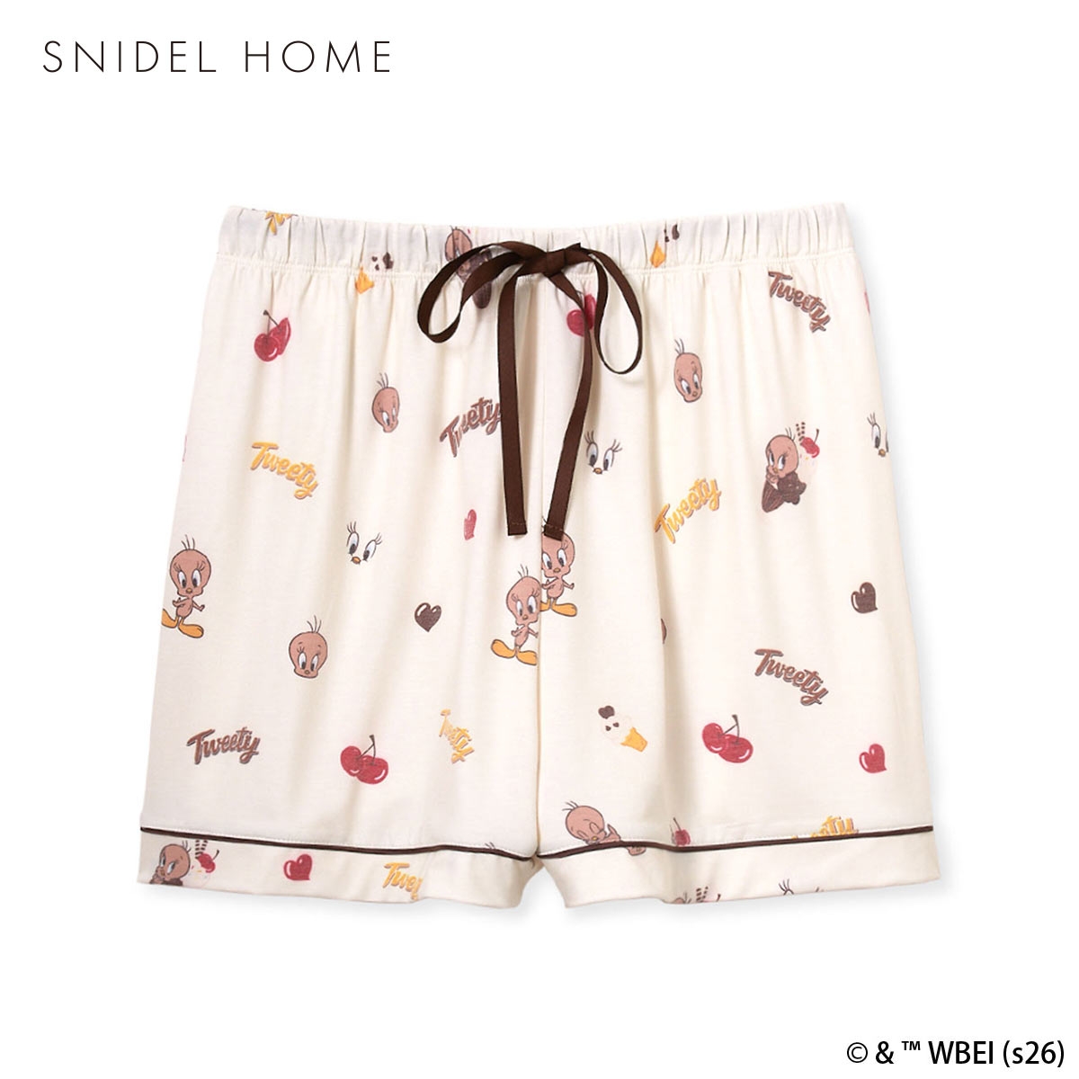 スナイデルホーム Tweety カットショートパンツ ルームウェア パジャマ SNIDEL HOME(YE-イエロー-Free)