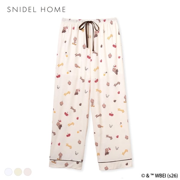 スナイデルホーム Tweety カットロングパンツ ルームウェア パジャマ SNIDEL HOME