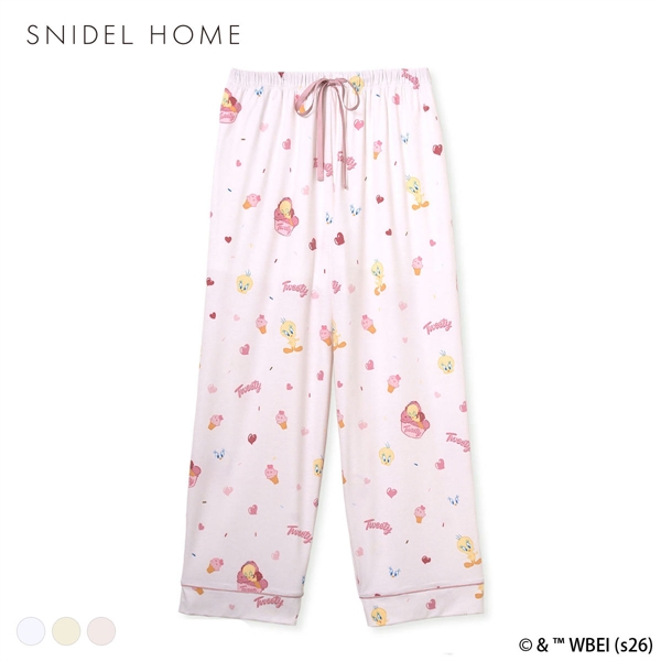 スナイデルホーム Tweety カットロングパンツ ルームウェア パジャマ SNIDEL HOME