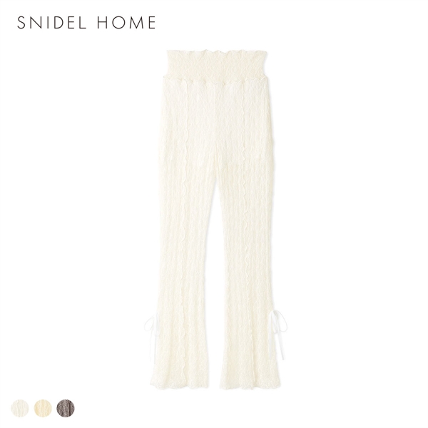 スナイデルホーム レースレギンスパンツ パジャマ ルームウェア SNIDEL HOME