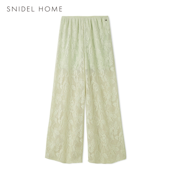 スナイデルホーム カーテンレースフレアパンツ パジャマ ルームウェア SNIDEL HOME