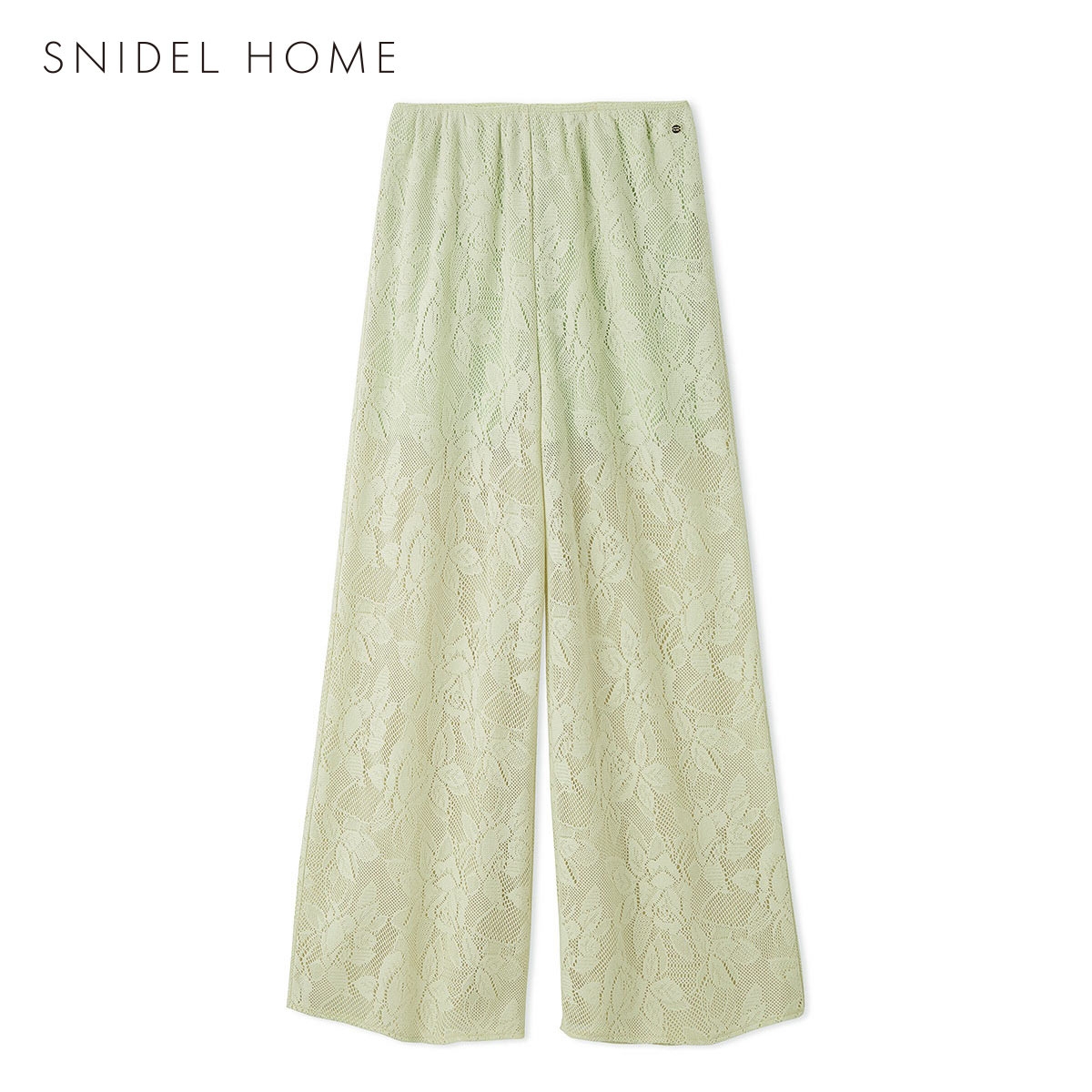 スナイデルホーム カーテンレースフレアパンツ パジャマ ルームウェア SNIDEL HOME(MI-ミント-Free)