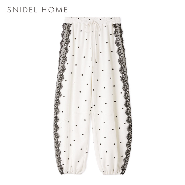 スナイデルホーム レーススウェットロングパンツ SNIDEL HOME