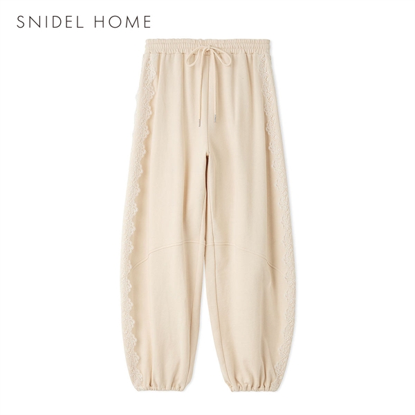 スナイデルホーム レーススウェットロングパンツ SNIDEL HOME