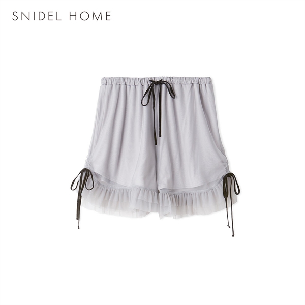 スナイデルホーム チュールショートパンツ パジャマ ルームウェア SNIDEL HOME