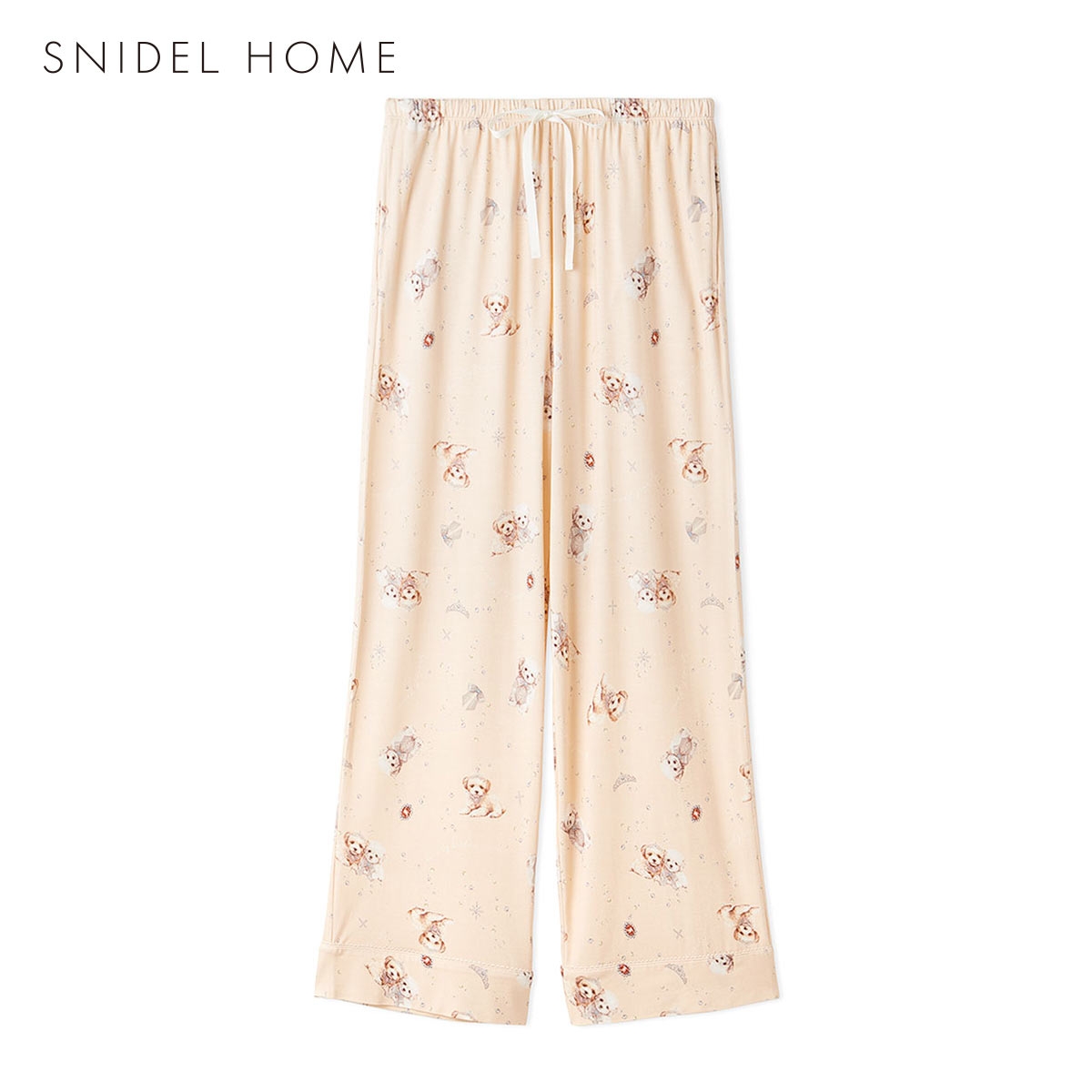 スナイデルホーム DOGカットロングパンツ パジャマ ルームウェア SNIDEL HOME(PE-ピーチ-Free)