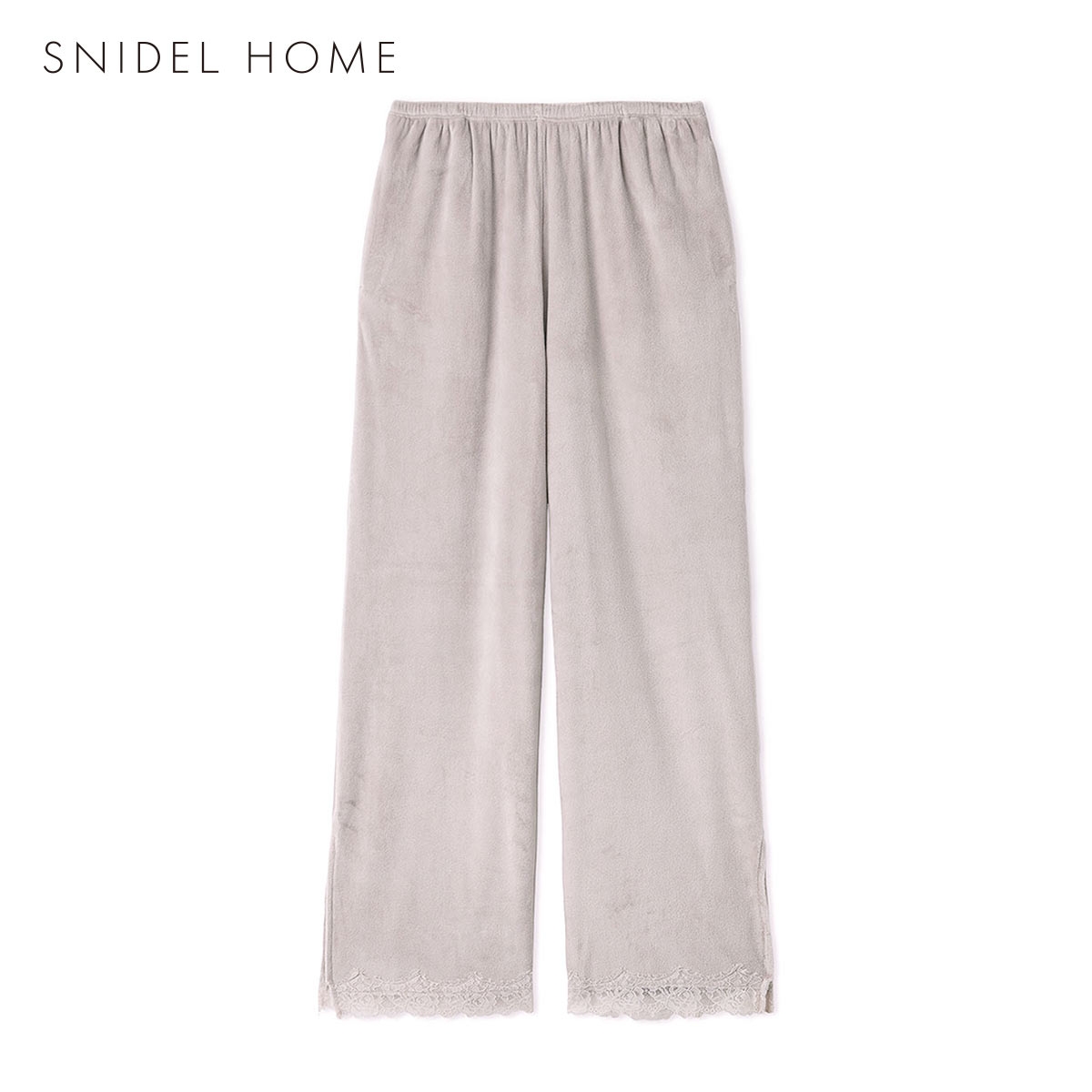 スナイデルホーム イフミック(R) シルキーフリースロングパンツ パジャマ ルームウェア SNIDEL HOME IFMC.(MO-モカ-Free)
