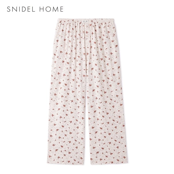 スナイデルホーム ポインテールプリントロングパンツ パジャマ ルームウェア SNIDEL HOME