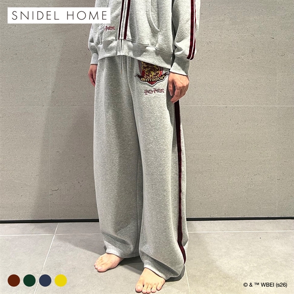 スナイデルホーム メンズ ハリー・ポッター ローブデザインスウェットロングパンツ パジャマ ルームウェア SNIDEL HOME Harry Potter