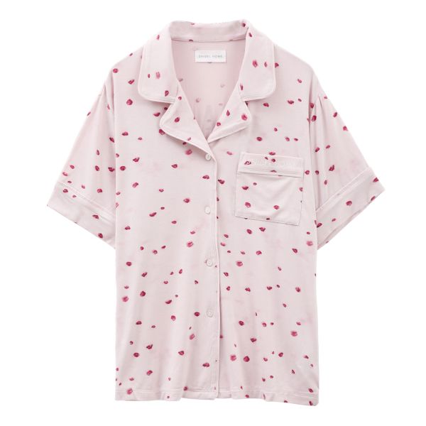 スナイデルホーム SNIDEL HOME 【SorbetFeel】プリント開襟シャツ パジャマ ルームウェア