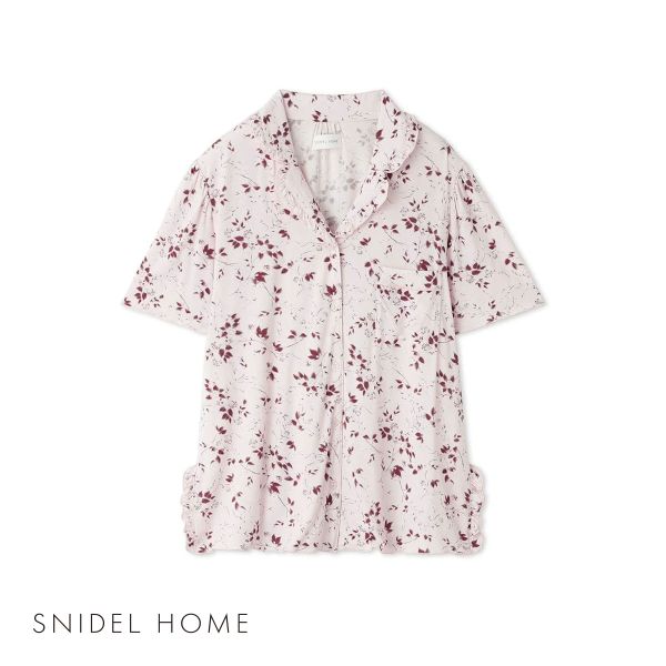 スナイデルホーム SNIDEL HOME カットレーヨン開襟トップス パジャマ ルームウェア