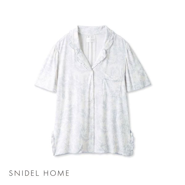スナイデルホーム SNIDEL HOME カットレーヨン開襟トップス パジャマ ルームウェア