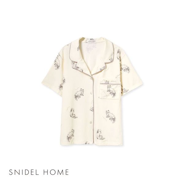 スナイデルホーム SNIDEL HOME 【Moispro】開襟シャツ パジャマ ルームウェア