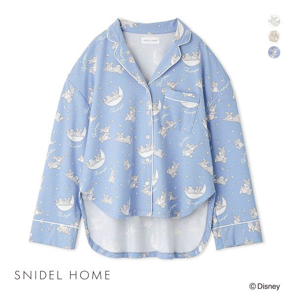 スナイデルホーム SNIDEL HOME 【Bambi】開襟シャツ パジャマ ルームウェア