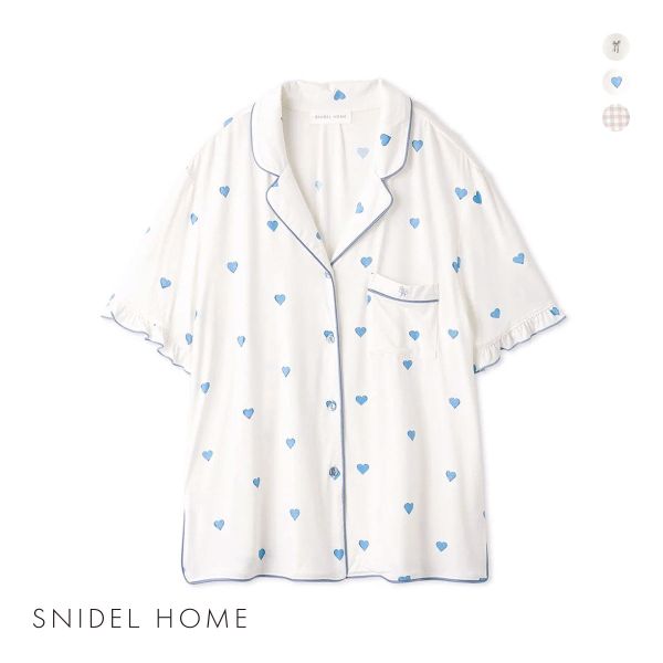 スナイデルホーム バリエ開襟シャツ パジャマ ルームウェア SNIDEL HOME