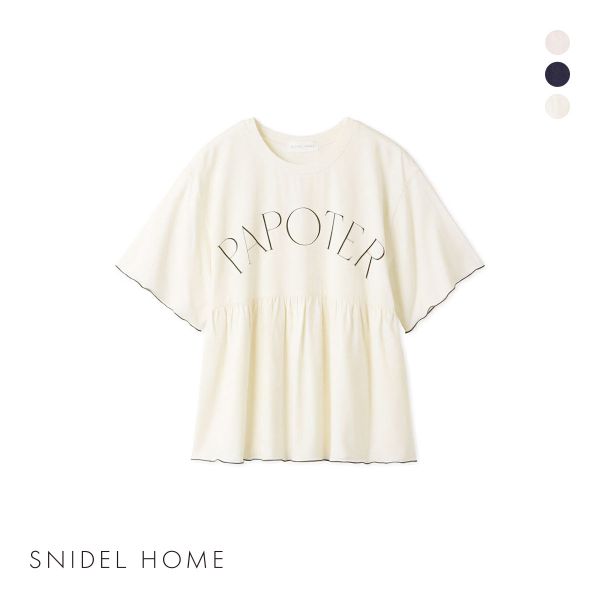 スナイデルホーム Moispro 線画 Tシャツ パジャマ トップス ルームウェア SNIDEL HOME