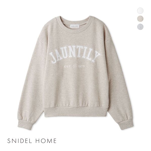 スナイデルホーム ロゴスウェット パジャマ ルームウェア SNIDEL HOME