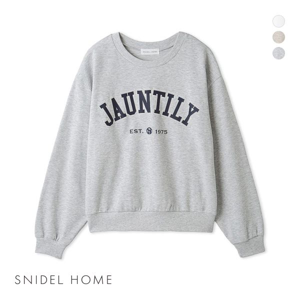 スナイデルホーム ロゴスウェット パジャマ ルームウェア SNIDEL HOME