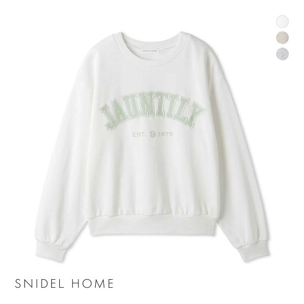 20%OFF スナイデルホーム ロゴスウェット パジャマ ルームウェア SNIDEL HOME 20%OFF スナイデルホーム ロゴスウェット パジャマ ルームウェア SNIDEL HOME