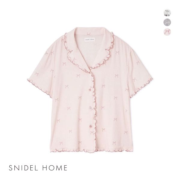 20%OFF スナイデルホーム カットレーヨン開襟シャツ パジャマ ルームウェア SNIDEL HOME 20%OFF スナイデルホーム カットレーヨン開襟シャツ パジャマ ルームウェア SNIDEL HOME