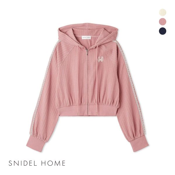 スナイデルホーム デザインカットフードパーカ パジャマ ルームウェア SNIDEL HOME
