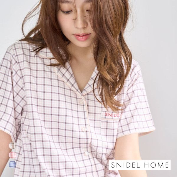 スナイデルホーム Sorbet light 開襟シャツ SNIDEL HOME