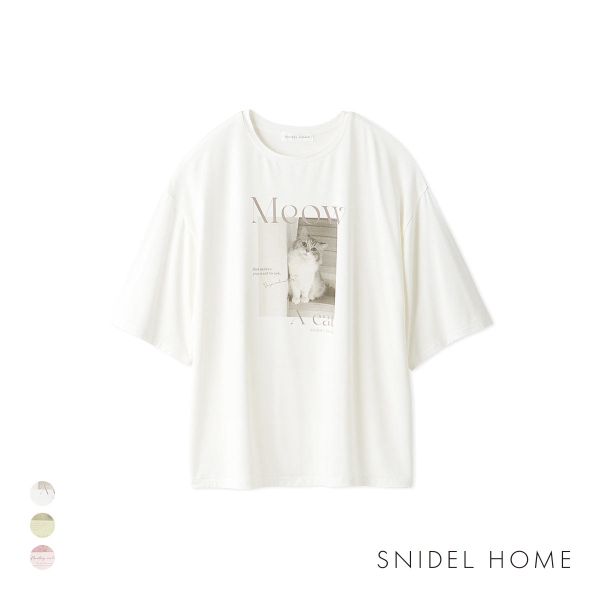 スナイデルホーム CAT Tシャツ 接触冷感 SNIDEL HOME