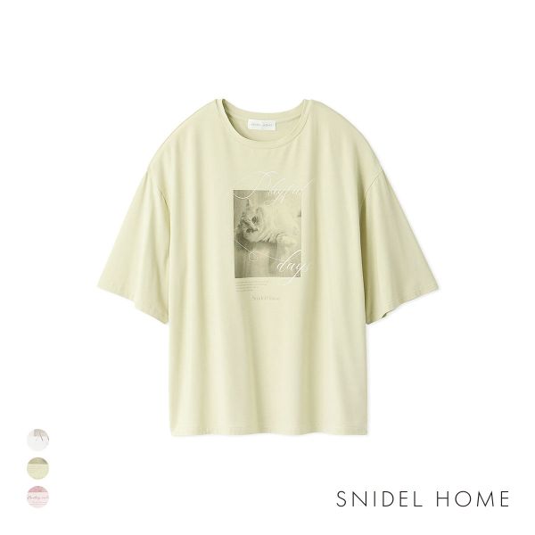 スナイデルホーム CAT Tシャツ 接触冷感 SNIDEL HOME