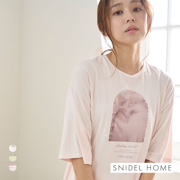 スナイデルホーム CAT Tシャツ 接触冷感 SNIDEL HOME