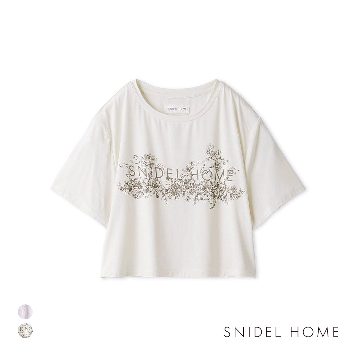 スナイデルホーム 接触冷感 カットレーヨンTシャツ SNIDEL HOME(LBE-薄ベージュ-Free)