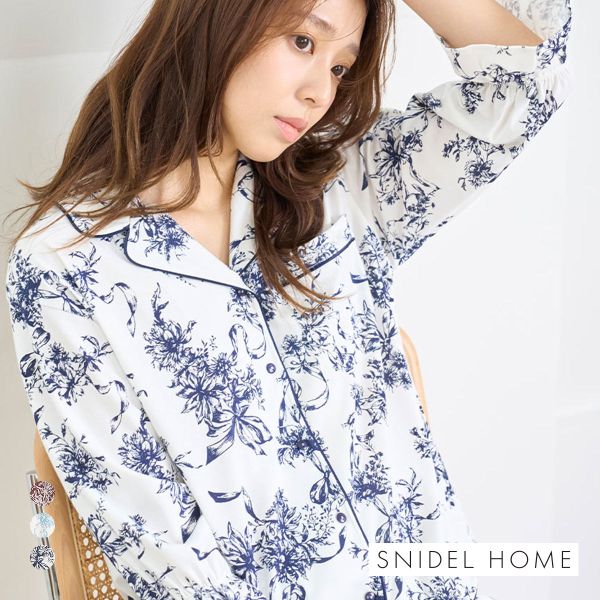 スナイデルホーム 5th Anniversary カット開襟シャツ SNIDEL HOME