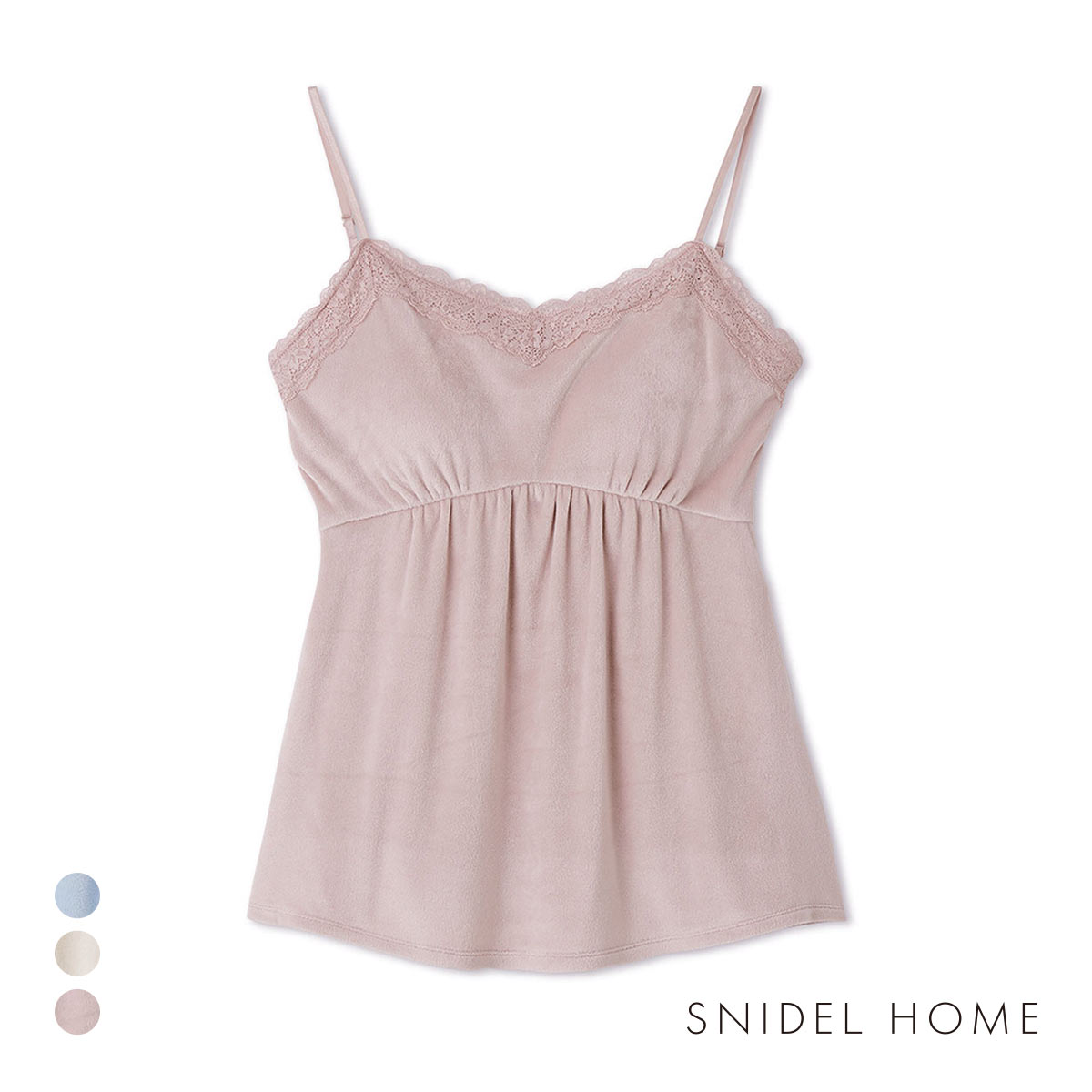 スナイデルホーム シルキーフリースキャミソール SNIDEL HOME SilkyFleece(PI-ピンク-Free)