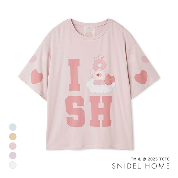 スナイデルホーム Care Bears(TM) 接触冷感 Tシャツ ケアベア SNIDEL HOME