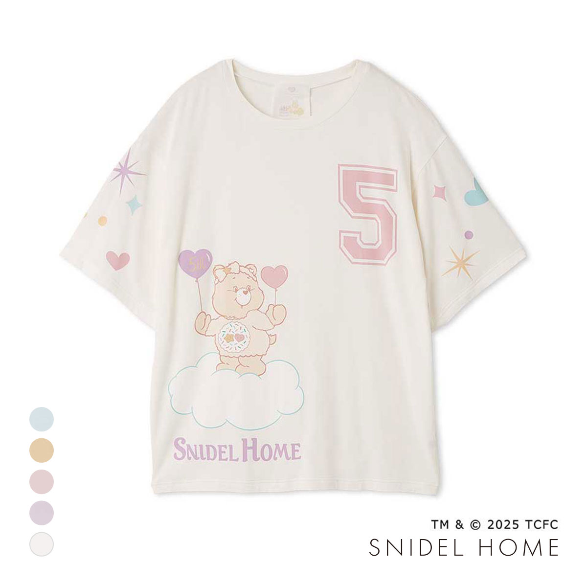 スナイデルホーム Care Bears(TM) 接触冷感 Tシャツ ケアベア SNIDEL HOME(WH-ホワイト-Free)